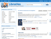 Tablet Screenshot of librosveo.com